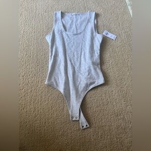 Abercrombie & Fitch Light Gray Bodysuit